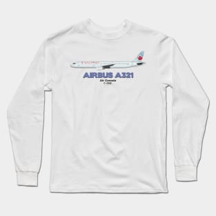 Airbus A321 - Air Canada Long Sleeve T-Shirt